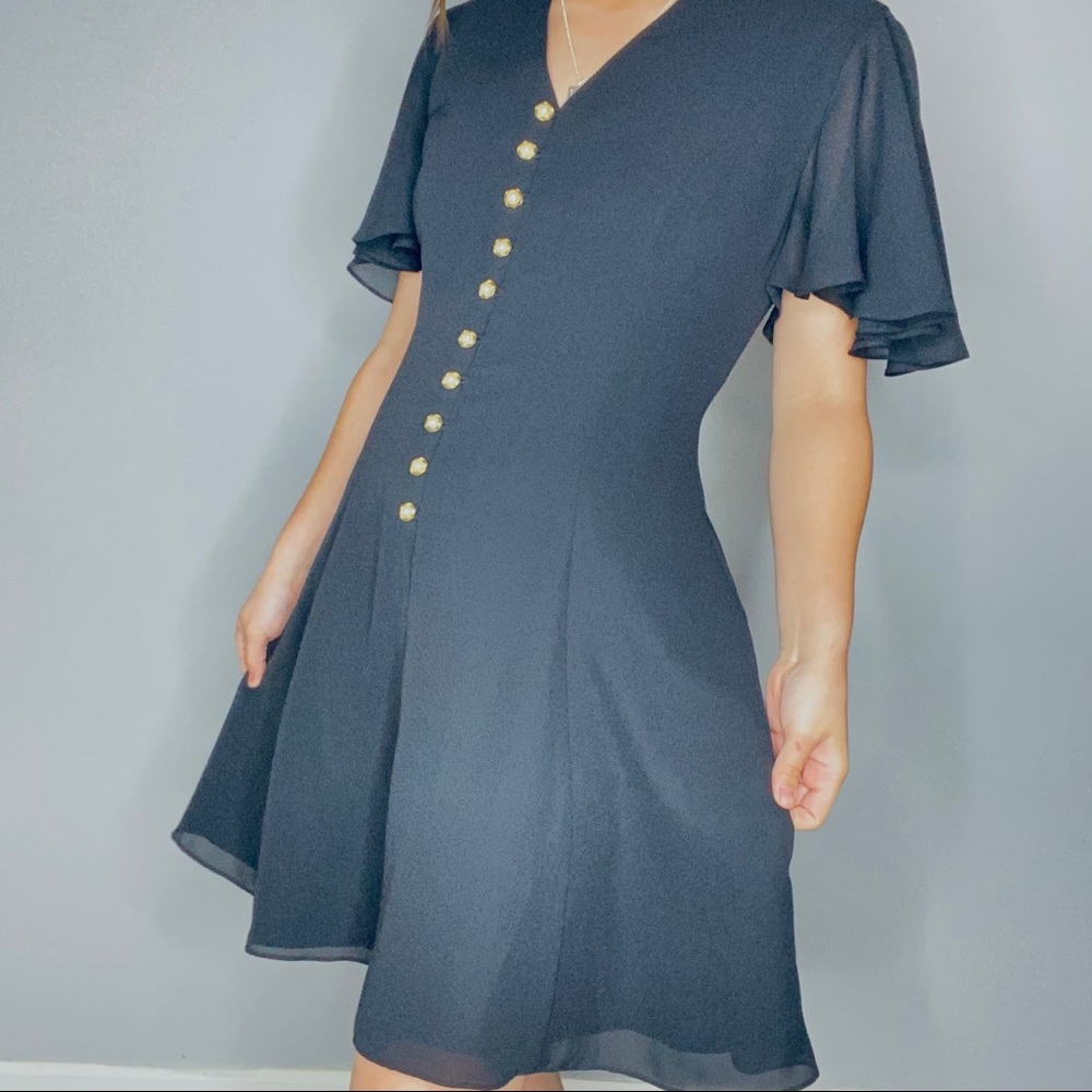 Vintage Hampton Nites Short Sleeve Dress